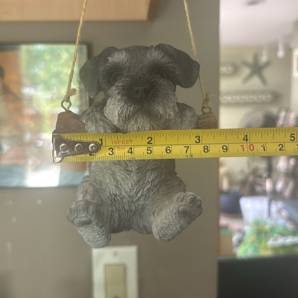 Miniature Schnauzer Ceramic Hanging Decor - Picture 9 of 9